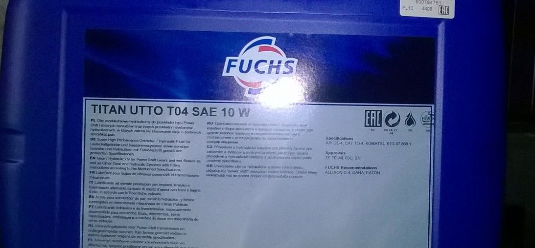 Olej Fuchs TITAN UTTO TO-4 SAE 10W