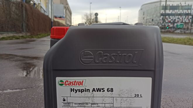 Dostawa oleju hydraulicznego Castrol Hyspin AWS 68
