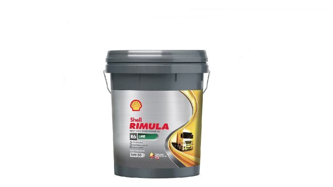 Rimula R6 LME 5W30, olej silnikowy Shell.